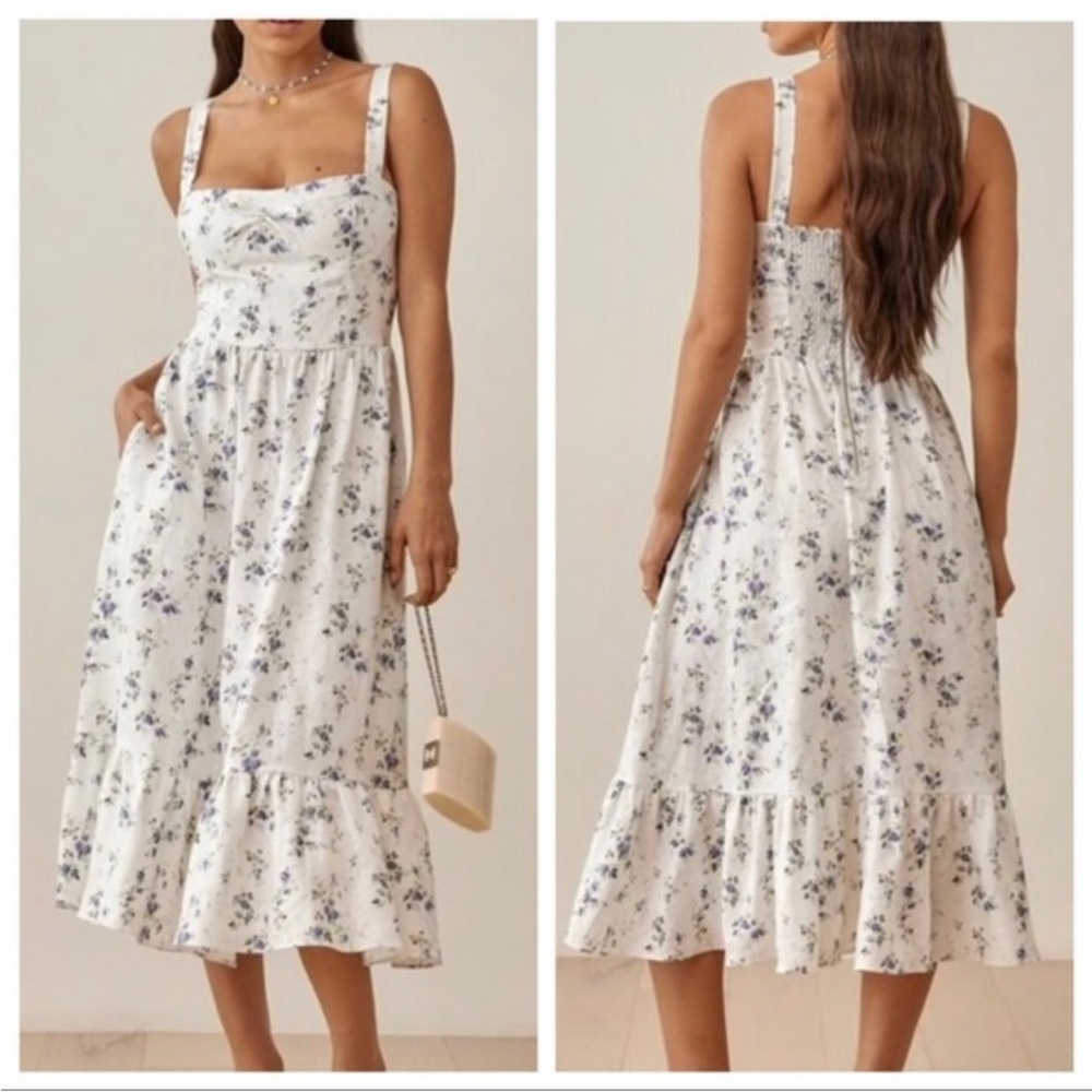 NWOT Reformation Maegan Dress in Madeline Print Size 6
